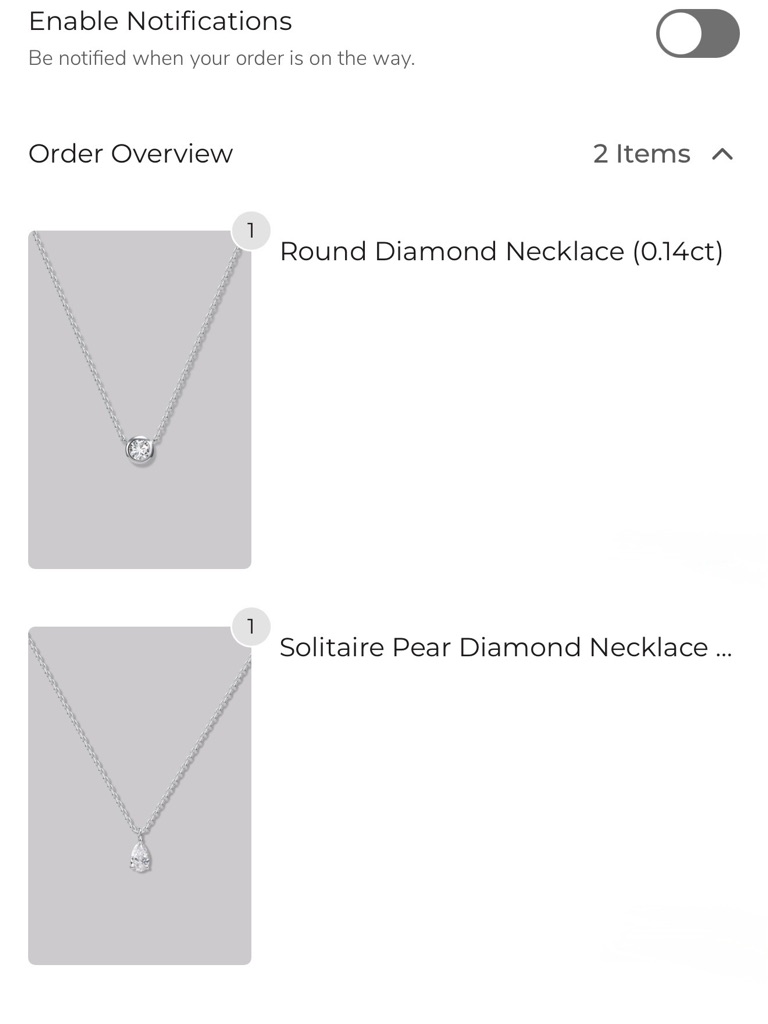 Apm -Fine Jewelry Line -Diamond Solitaire Necklace In 18k White Gold